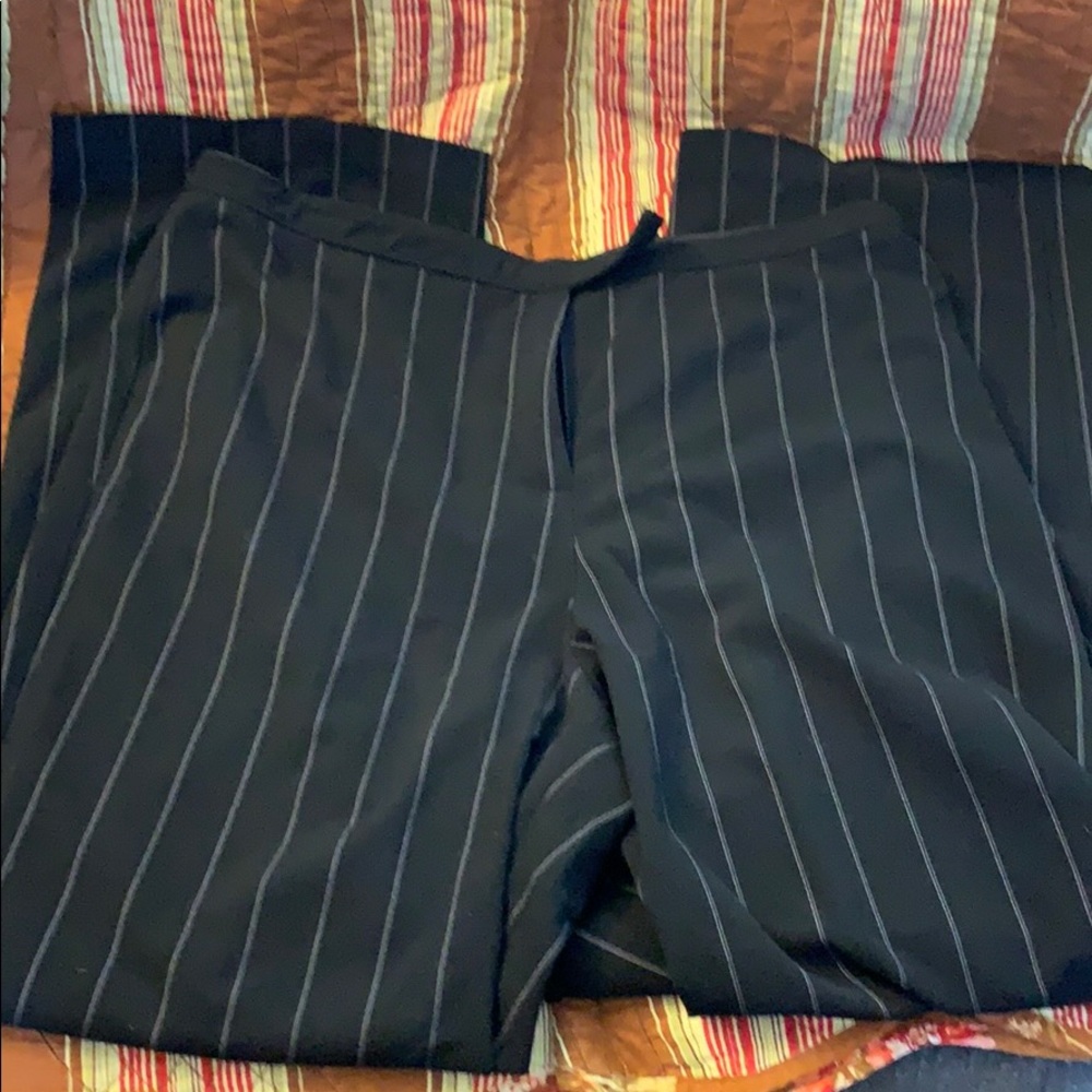 Pinstripe dress pants